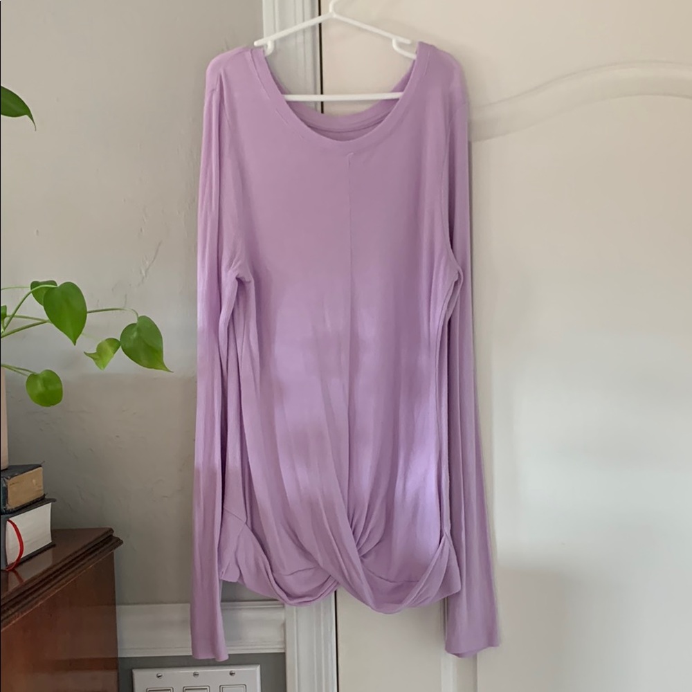 •GapFit Lavender Athleisure Long Sleeve•